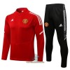 Manchester United Trainingsjack Pak 2022-23 Rood Wit - Kids